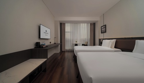 Habitación de diseño con 2 camas individuales