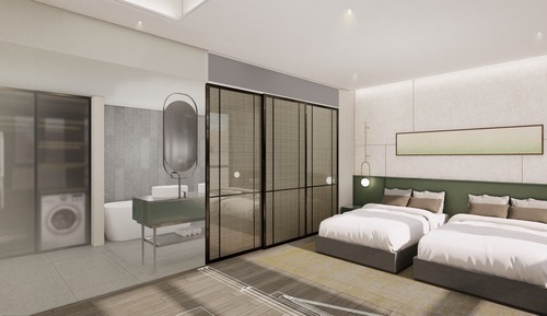 Residence Deluxe One Bedroom, 1 Double Bed and 1 Single Bed