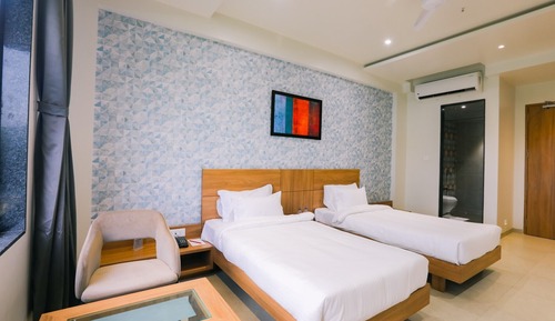 Habitación Deluxe con 1 cama doble o 2 individuales, vistas a la colina