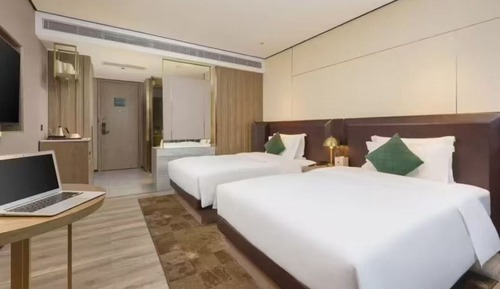Habitación estándar con 2 camas individuales, vistas a la ciudad