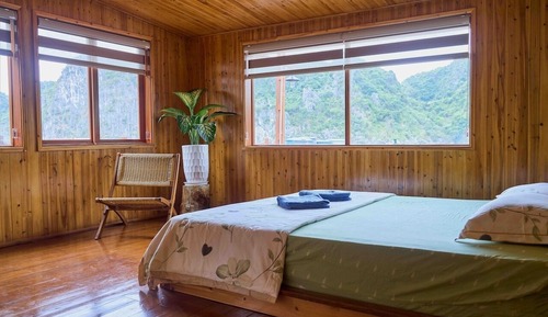 Habitación doble, patio, vistas a la playa