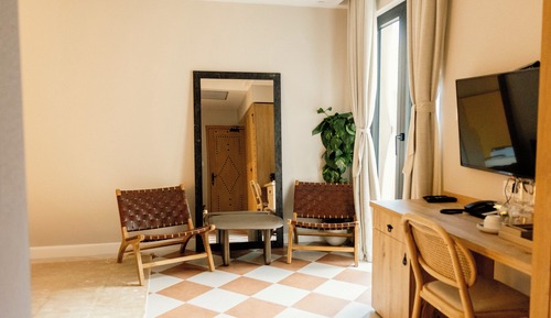 Habitación Deluxe doble, balcón, vistas al mar