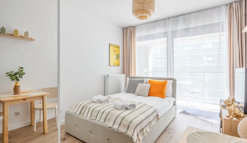 Suite estudio Confort, balcón, vistas a la ciudad