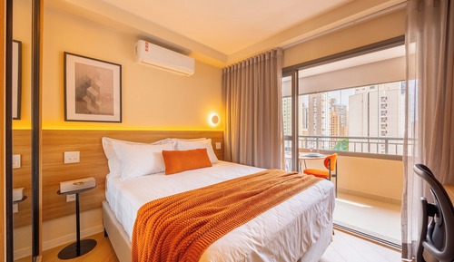 Estudio Deluxe, balcón