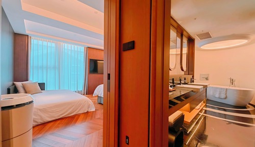 Habitación cuádruple Premier, vistas a la ciudad