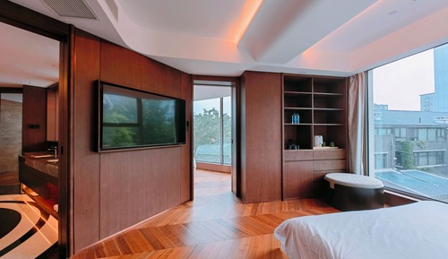 Suite estudio panorámica, vistas a la ciudad