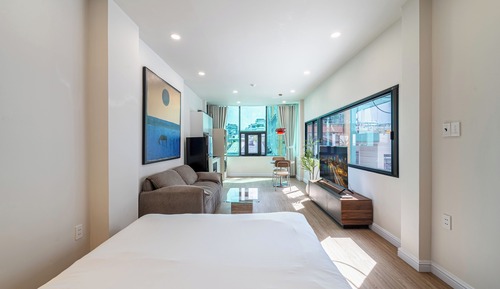 Suite estudio Signature, 1 cama de matrimonio grande con sofá cama
