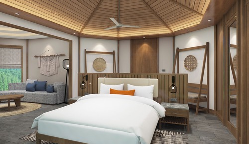 Villa, 1 cama de matrimonio grande
