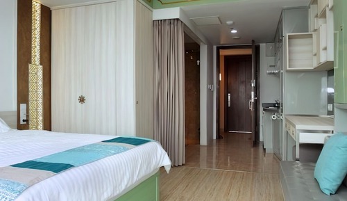 Estudio Deluxe, balcón, vistas a la ciudad
