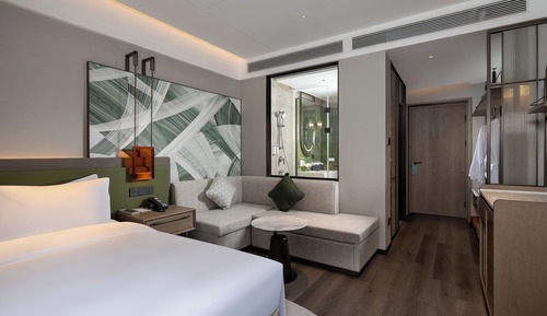 Habitación estándar, 1 cama de matrimonio grande, en la zona del patio
