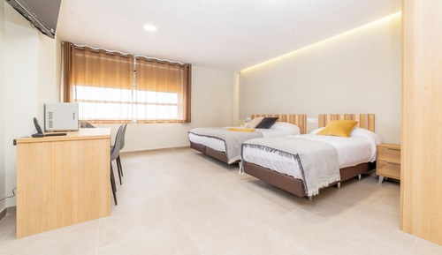 Habitación familiar con 1 cama doble o 2 individuales
