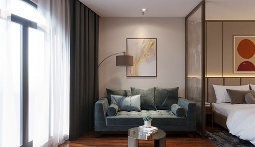 Habitación Premier con 1 cama doble o 2 individuales, vistas a la ciudad
