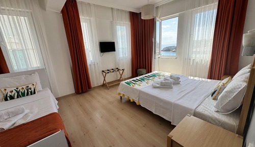 Habitación triple estándar, vistas al mar
