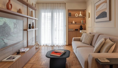 Apartamento de lujo, balcón, vistas a la ciudad