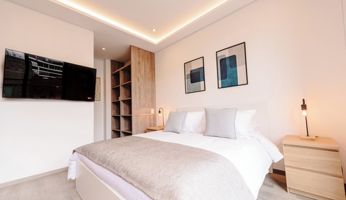 Apartamento superior, balcón