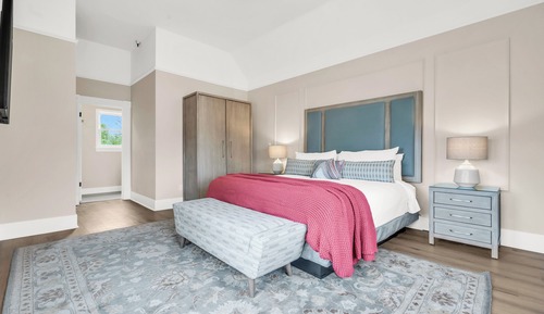 Suite estudio de lujo, 1 cama de matrimonio grande, bañera, vistas a la piscina