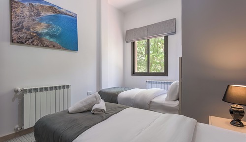 Apartamento, 2 habitaciones, no fumadores, vistas a la montaña