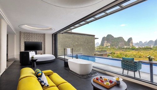 Suite Grand, vistas a la montaña (Outdoor Private Pool)