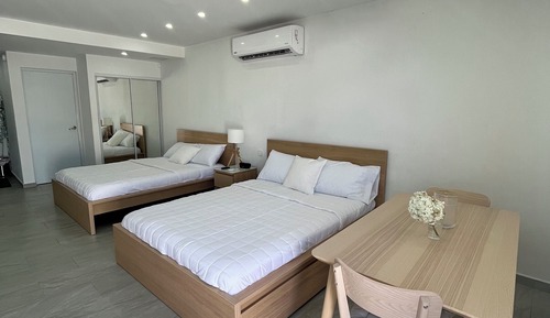 Apartamento Confort, cocina, junto a la piscina