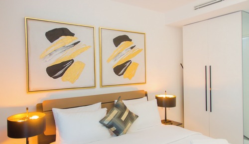 Apartamento de lujo, 1 habitación, baño privado, vistas a la ciudad