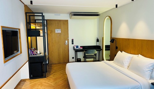 Habitación superior, 1 cama de matrimonio grande