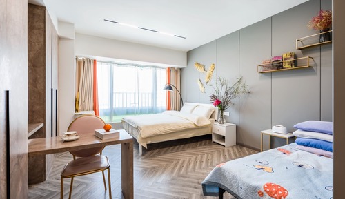 Habitación familiar con 2 camas individuales, vistas a la ciudad