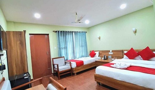 Deluxe Double or Twin Room, Balcony, Pool View
