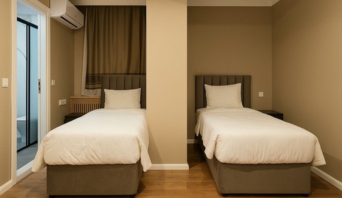 Habitación con 1 cama doble o 2 individuales