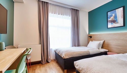 Habitación económica, 2 camas individuales, no fumadores