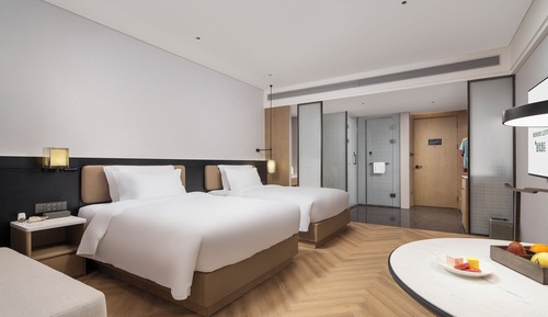 Habitación Premium con 2 camas individuales, vistas a la ciudad