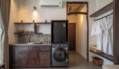 Estudio Deluxe, balcón, vistas al patio