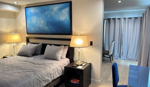Suite estudio, 1 cama de matrimonio