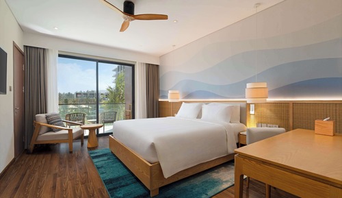 Habitación superior, vistas al jardín