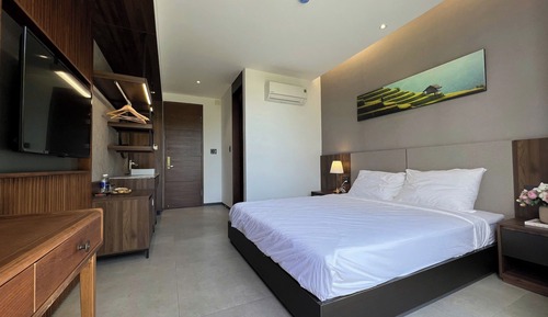 Habitación Deluxe doble, balcón, vistas al jardín