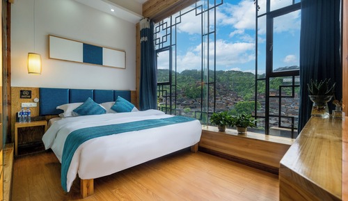 Habitación clásica doble, vistas a la colina