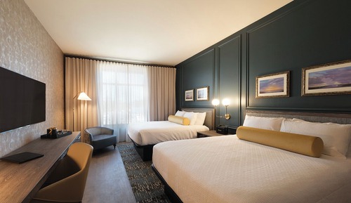 Habitación doble, 2 camas de matrimonio, no fumadores, vistas a la ciudad