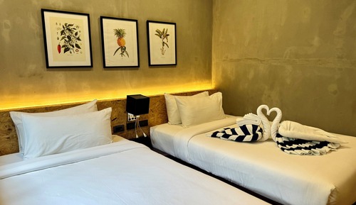 Habitación estándar doble, vistas al jardín