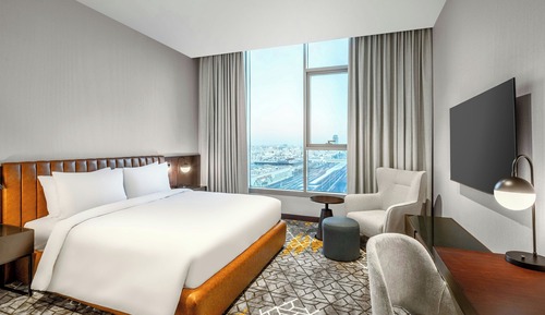 Habitación estándar, 1 cama de matrimonio grande, vistas a la ciudad