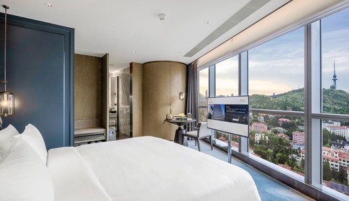 Habitación individual básica, vistas a la ciudad