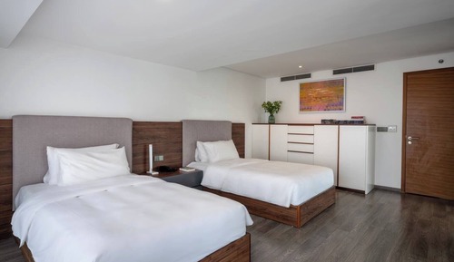 Dúplex Premium, 2 habitaciones, balcón, vistas a la ciudad