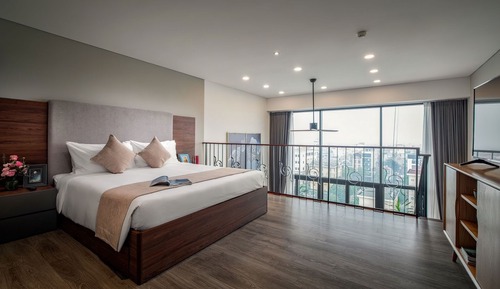 Dúplex Premium, 1 habitación, balcón, vistas a la ciudad