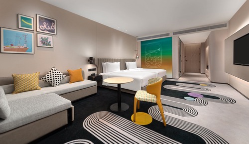 Habitación Premium, varias camas