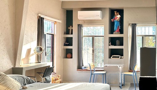 Habitación triple panorámica, vistas al jardín
