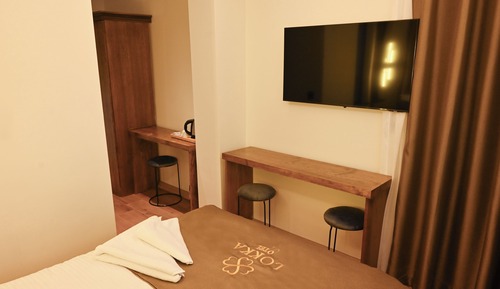 Habitación Deluxe doble, vistas parciales al mar