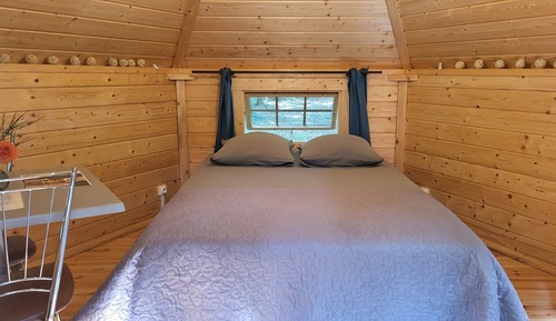 Cabaña Deluxe, bañera de hidromasaje