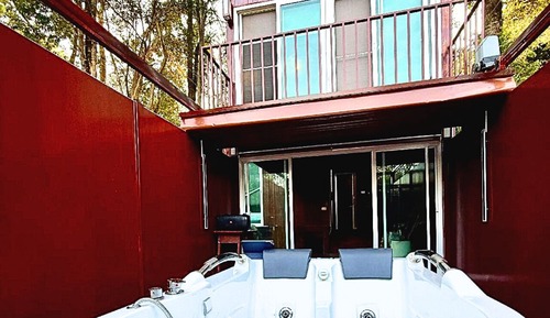 Villa familiar, 2 habitaciones, bañera de hidromasaje, vistas al jardín