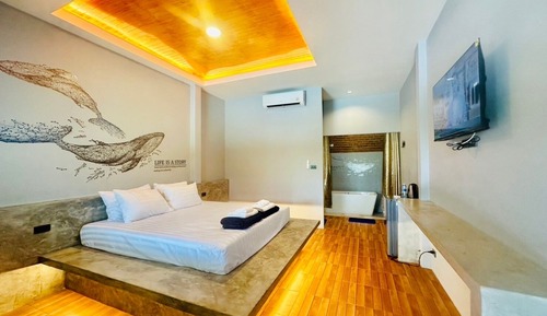 Habitación clásica doble, 1 cama de matrimonio grande, Aire acondicionado