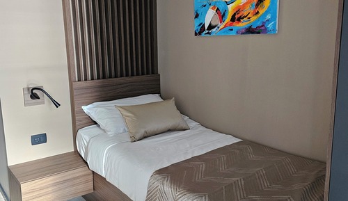 Habitación individual superior, balcón, vistas al mar