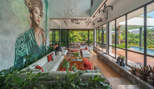 Villa, balcón, vistas al jardín