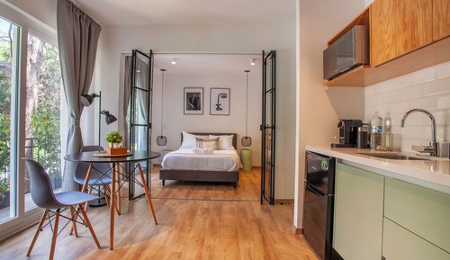 Apartamento Deluxe, balcón